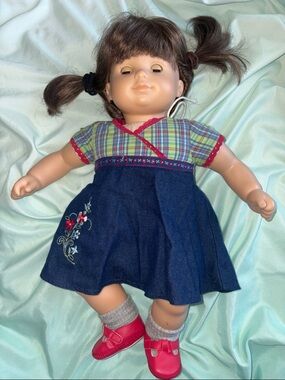 American girl, bitty, baby, twin, brunette. Daughters have outgrown. Adorable.